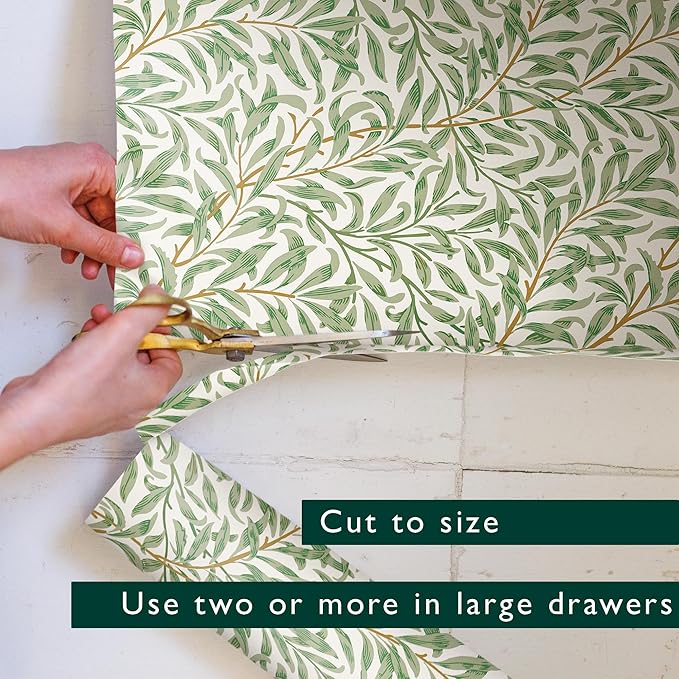 Fragrant Scented Drawer Liners in a William Morris Inspired Design | Pack of 5 Sheets | Contains Essential Oils | Made in The UK (Lavender)