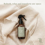 Room Spray - Sophisticated, All-Natural Home Fragrance, Pure Essential Oil Air Freshener & Odor Eliminator, Refreshing Scent, Made in the USA, Juniper & Sage, 4 oz Glass Bottle