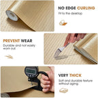 Shelf and Drawer Liner, Kitchen Cabinet Liners Non-Adhesive Thick Non-Slip Waterproof Washable Fragrant Mats Protect Dresser Shelves Cupboard Bathroom Cabinets, Beige, 24 in X 30 FT