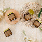 8 Pack Candles for Home Scented,Aromatherapy Jar Candle Gifts for Women, Natural Soy Wax Amber Candle Set, Scented Candles Set for Birthday Valentine Mother's Christmas Day Present