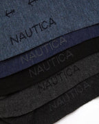 Nautica Mens Dress Socks - 5 Pack Breathable Comfort Stretch Crew-Length Work Socks for Men for Business Formal Wear (6-12.5)