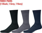 Cotton Dress Socks for Men – Comfortable Men’s Executive Socks – Classic Mid-Calf Dress Socks by Boardroom Socks