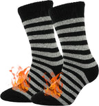 BomKinta Thermal Socks Men - Winter Warm Socks for Cold Weather Crew Socks - Cozy Soft Thick Christmas Boot Socks Size 7-11