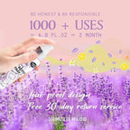 Clean-n-Fresh Toilet Spray for Poop, Lavender 6.8 Fl.Oz, Air Freshener Bathroom Spray, Odor Eliminator| Up to 400+ Uses