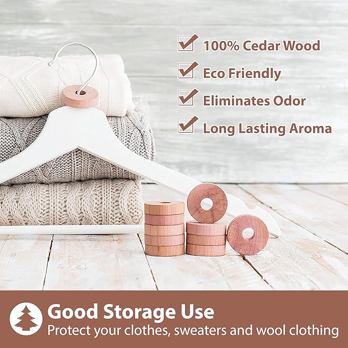 Pack of 30 Cedar Blocks and 16 Lavender Flower Sachets Craft Bag, Drawer Freshener, Linen, Shower Favor, Wedding and More, LV-E-LC-2