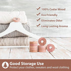 Pack of 16 Cedar Blocks and 8 Lavender Flower Sachets Craft Bag, Drawer Freshener, Linen, Shower Favor, Wedding and More, LV-E-LC-1