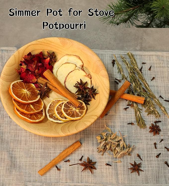 Simmering Potpourri, Potpourri Simmer Pot - Cinnamon, Cloves, Rosemary, Orange Slices, Apple Slice Perfect House Warming Hostess Gift