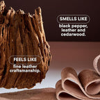 Boy Smells Hard Wood Leather Candle - 8.5 oz - Home Candle with Black Pepper, Leather and Cedarwood - Up to 50-Hour Burn - Cotton Wick