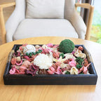 Qingbei Rina Potpourri Bowl Filler, Rose Scented Potpourri Dried Flower,Decorative Vase Filler, Home Fragrance Sachet,Bathroom Decor,14 Oz(Blush Pink)