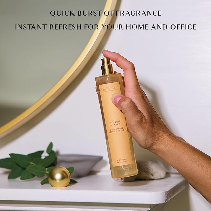 Orange, Cedarwood & Clove Room Spray - Benevolence LA Air Freshener & Fabric Freshener Spray for Home & Linen