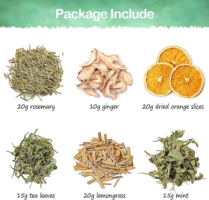 Potpourri Simmering, Healing Herbs Stovetop Potpourri with Cinnamon, Ginger, Lavender, Anise Star and Orange, Simmer Pot Ingredients for Home Fragrance, Housewarming, Hostess Gift