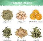 Potpourri Simmering, Healing Herbs Stovetop Potpourri with Cinnamon, Ginger, Lavender, Anise Star and Orange, Simmer Pot Ingredients for Home Fragrance, Housewarming, Hostess Gift