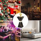 Bakhoor Burner, Charcoal Incense Burner, Frankincense Metal Incense Holder for Yoga, Spa Aromatherapy, Office & Home Decor Gifts, 10.2" Inches Tall (Black)