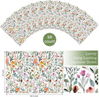 10 Sheets Drawer Liners for Dresser Scented Drawer Liners Non Adhesive Scented Paper for Fragrant Home Shelf Closet(Lavender,Colorful Pattern)