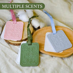 Car Air Freshener, 2 Pack White Tea Scented Sachets for Closet and Drawer, Long-Lasting Home Fragrance Sachets, Car Mirror Hanging Air Freshener & Accessories