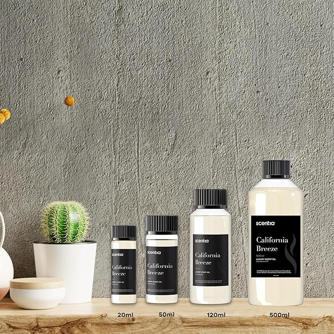 Hotel Diffuser Oil Inspired by The Delano Beach Club Hotel Scent - 120 mL 4.06 fl oz - Fragrance Oil Blend Orange, Green Tea & Jasmine for Aromatherapy Diffusers - California Breeze