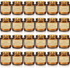 Scented Candle Set 24 Pack, Candle for Home Scented, Odor Eliminating, Stress Relief, Long Lasting Soy Wax Gift Set
