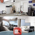 SMELLS BEGONE Odor Eliminator Gel Beads - 12 oz, Pack of 6 - Eliminates Odor in Bathrooms, Cars, Boats, RVs & Pet Areas - Air Freshener - Made with Essential Oils - Apple Cinnamon Scent