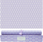 SCENTORINI 15 Sheets Drawer Liners for Dresser Lavender Scented Drawer Liners Drawer Paper Liner 14.3x19.5 Inch Sheets Scented Paper Sheets for Closet Drawers (Lavender)