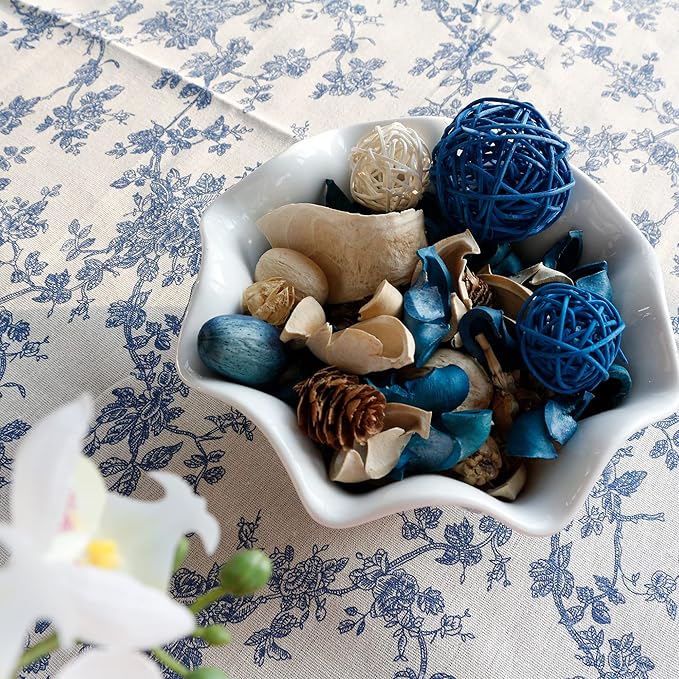 Qingbei Rina Summer Potpourri Bags, Ocean Breeze Scented Potpourri Bowl Filler,Beach Coastal Blue Vase Filler,Home Fragrance Sachet of Petal,Bathroom Easter Decor,9.9 Oz