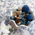 Qingbei Rina Summer Potpourri Bags, Ocean Breeze Scented Potpourri Bowl Filler,Beach Coastal Blue Vase Filler,Home Fragrance Sachet of Petal,Bathroom Easter Decor,9.9 Oz