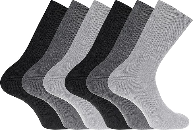DOCKERS Men's Performance Socks - 3-Pairs and 6-Pairs Athletic and Dress Crew Socks for Men