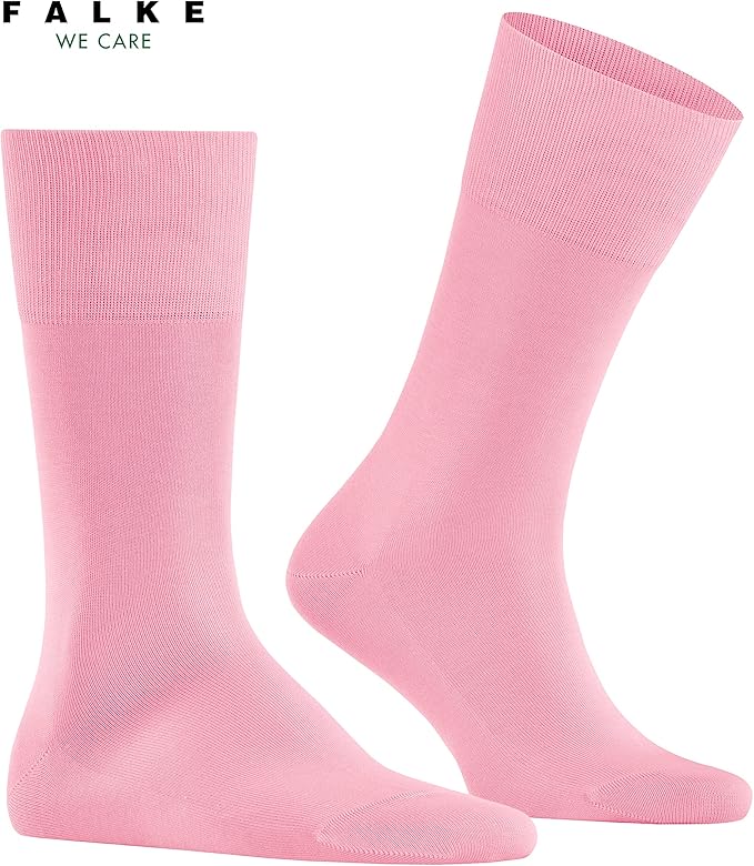 FALKE Men's Tiago Dress Socks, Sustainable Cotton, Crew, 1 Pair