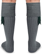 DSS KILTS-Kilt Hose, Tradional Scottish Kilt Scocks Wool Blend, Bubbled Design Kilt Socks for USA Shoe Sizes