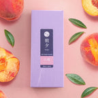 Asayu Japan Incense Sticks with Low Smoke for Morning or Evening Meditation, Relax or Yoga, Made in Japan 40gr - White Peach-Scent