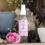 Rose Linen and Room Spray, Natural Pillow Spray Made with Pure Rose Essential Oils, Relaxing Home Fragrance