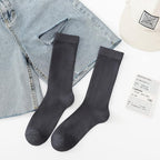 Sock Amazing Unisex Bamboo Rayon Socks Super Soft Black Crew Socks 8 Pack