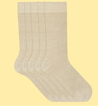 VRD Men’s Dress Socks, Bamboo 5-Pack Mens Socks, Mid Calf Length, Crew Socks Gift for Men Shoe Size 8-13