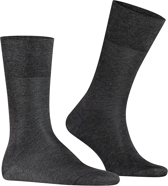 FALKE Men's Tiago Dress Socks, Sustainable Cotton, Crew, 1 Pair