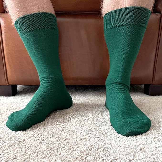 tiemart Men's Socks, Fits Men's Shoe Sizes 8-12