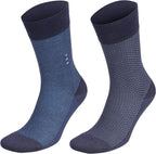 Men’s Lightweight Dress and Trouser Socks – Rayon Made From Bamboo, Odor Free & Breathable(3 or 8 pairs + Gift box)
