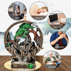 Mountain Waterfall Incense Burner，Backfall Incense Holder River, Incense Falls Meditation Decor for Room with Upgrade Incense Cones and Accessories (Chimney)