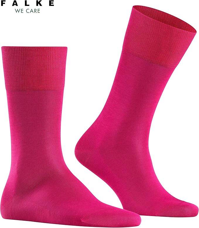 FALKE Men's Tiago Dress Socks, Sustainable Cotton, Crew, 1 Pair