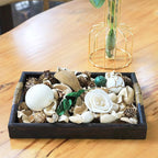 Qingbei Rina Potpourri Dried Flowers,Peach Scented Decorative Potpourri Bowl Filler,Vase Filler,Home Fragrance Smell,Bathroom Decor,14 oz(White)