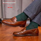 Cotton Dress Socks for Men – Comfortable Men’s Executive Socks – Classic Mid-Calf Dress Socks by Boardroom Socks
