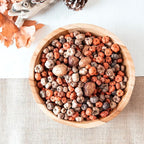 ANDALUCA Natural Vase Fillers | Fall Fragrance Scented Putka Pods Potpourri Home Décor (Mixed Putka Pods)