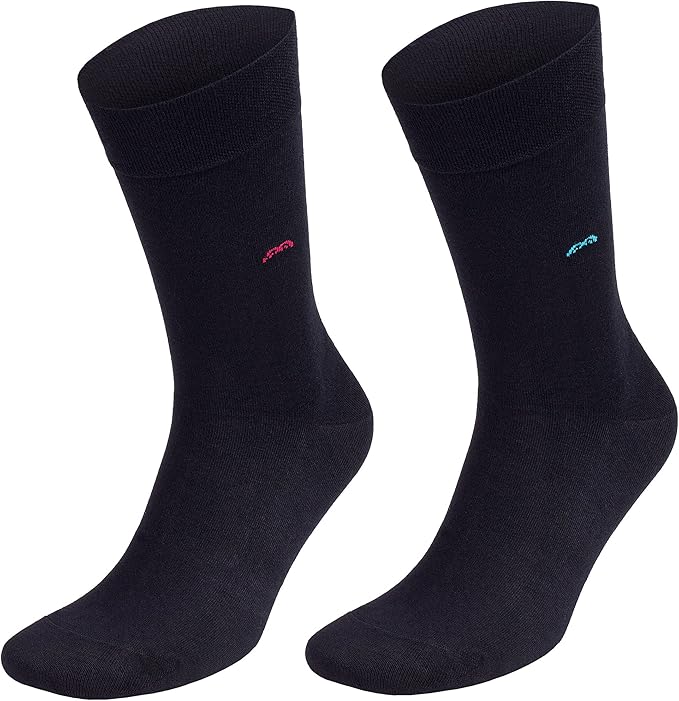 Men’s Dress and Trouser Socks – Premium Rayon Made From Bamboo, Crew Socks (6 pair + Gift box)