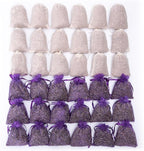 Pack of 36 Cedar Chips and Lavender Sachets (18 Lavender, 18 Cedar) - Home Fragrance Sachet for Drawers and Closets, LV-F-LC-2