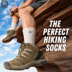 Bamboo Sports Premium Bamboo Crew Work Socks- Moisture Wicking, Odor Eliminating