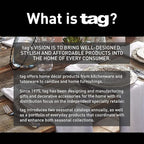 tag Color Studio 3X6 Pillar Candle Blue Denim Smokeless Paraffin Wax Burn Time 85 Hours 3x6 Blue Denim
