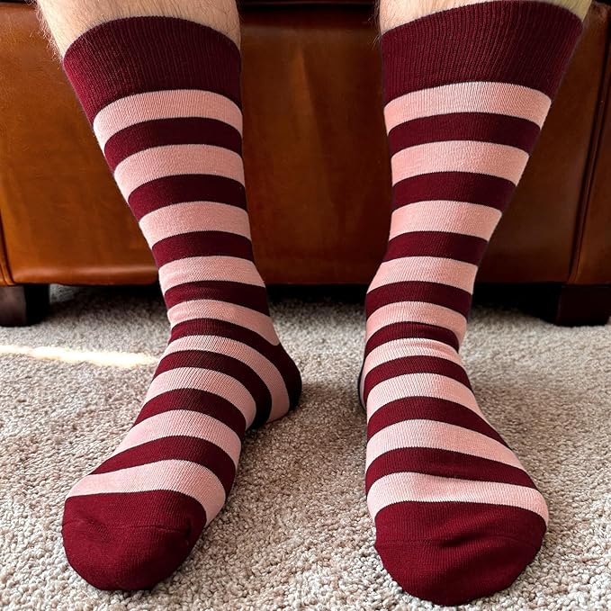 tiemart Men's Socks, Fits Men's Shoe Sizes 8-12