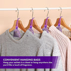 Bag of 100 Sachets Dried Lavender Flower Lavender Sachets for Drawers and Closets, LV-B-4