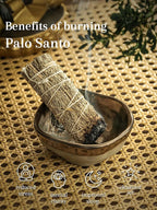 4.25 Inch Incense Holder, Ceramic 4 in 1 Incense Burner, Incense Holder for Sticks with 3 Incense Sockets, Modern Insence-Stick Holder for Bulk Incense, Palo Santo, Gold