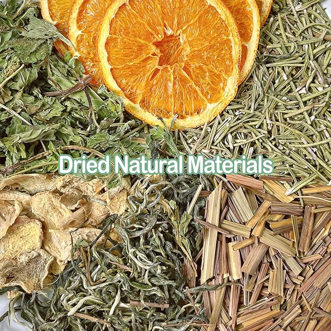 Potpourri Simmering, Healing Herbs Stovetop Potpourri with Cinnamon, Ginger, Lavender, Anise Star and Orange, Simmer Pot Ingredients for Home Fragrance, Housewarming, Hostess Gift