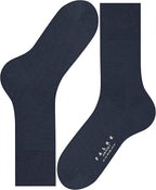 FALKE Men's Airport Dress Socks, Premium Merino Wool Cotton Blend, Sustainable Luxury, Eco-Friendly Business Casual, 1 Pair