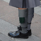 DSS KILTS-Kilt Hose, Tradional Scottish Kilt Scocks Wool Blend, Bubbled Design Kilt Socks for USA Shoe Sizes